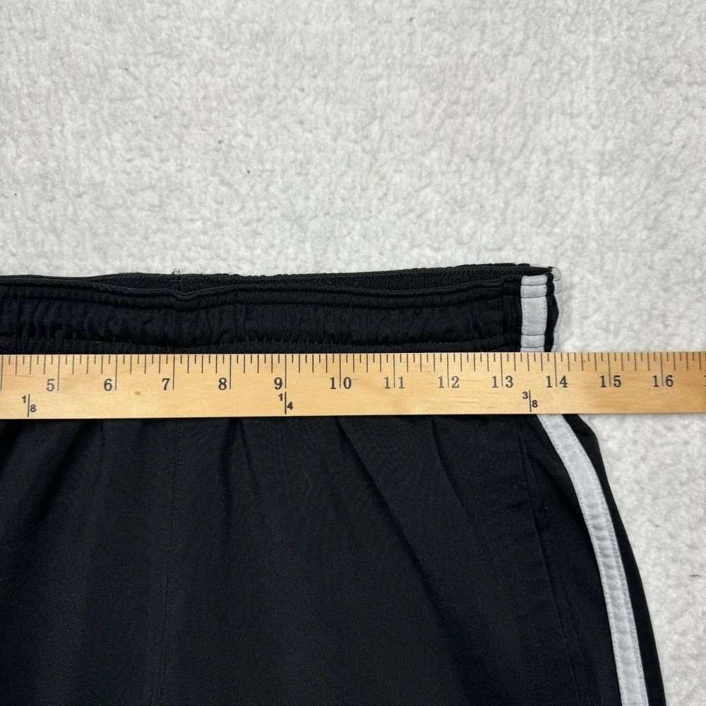 Adidas Prime Green Athletic Striped Track Pants Black Men's Size Medium